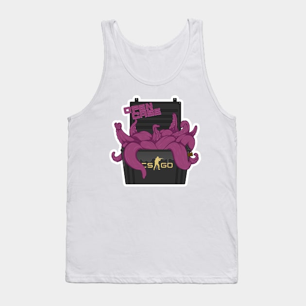 Open Case Tank Top by 4funprint